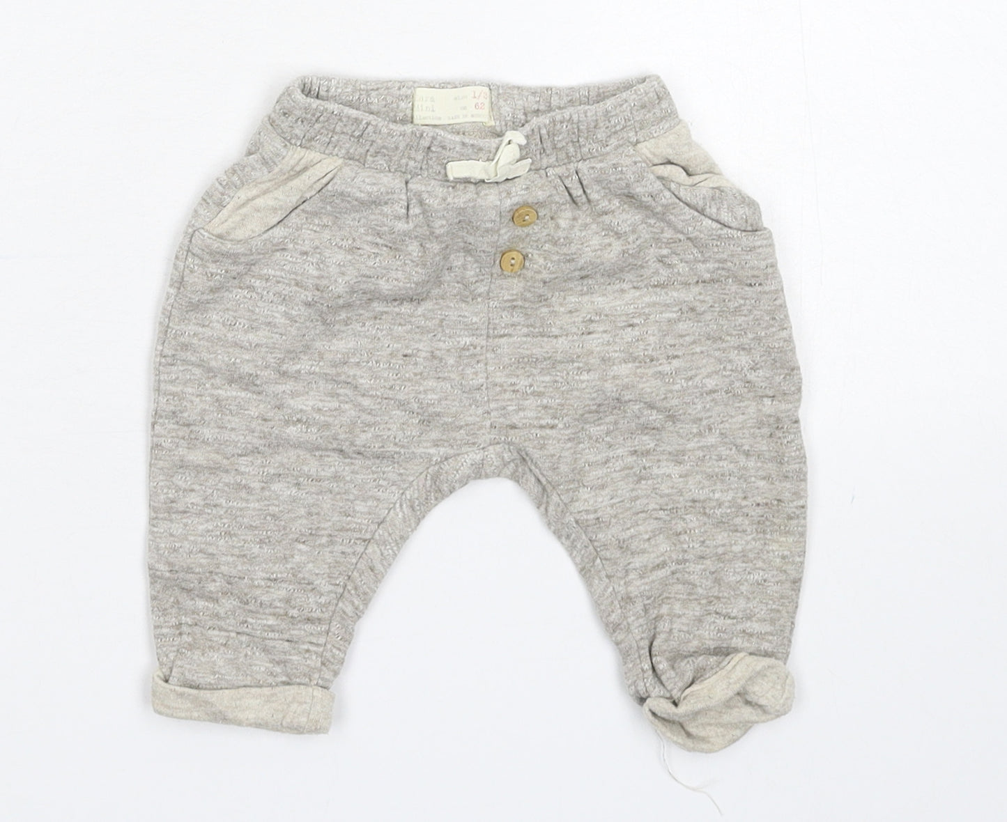 Zara Baby Grey   Jogger Trousers Size 0-3 Months