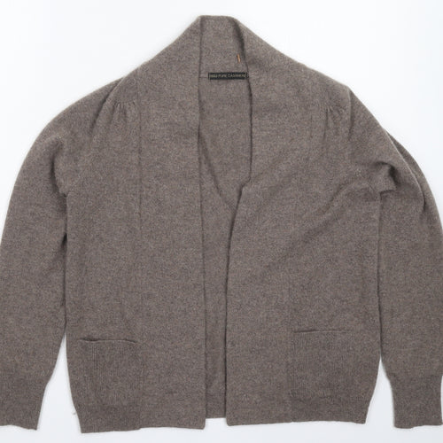 Marks and Spencer Womens Grey  Knit Cardigan Jumper Size 10