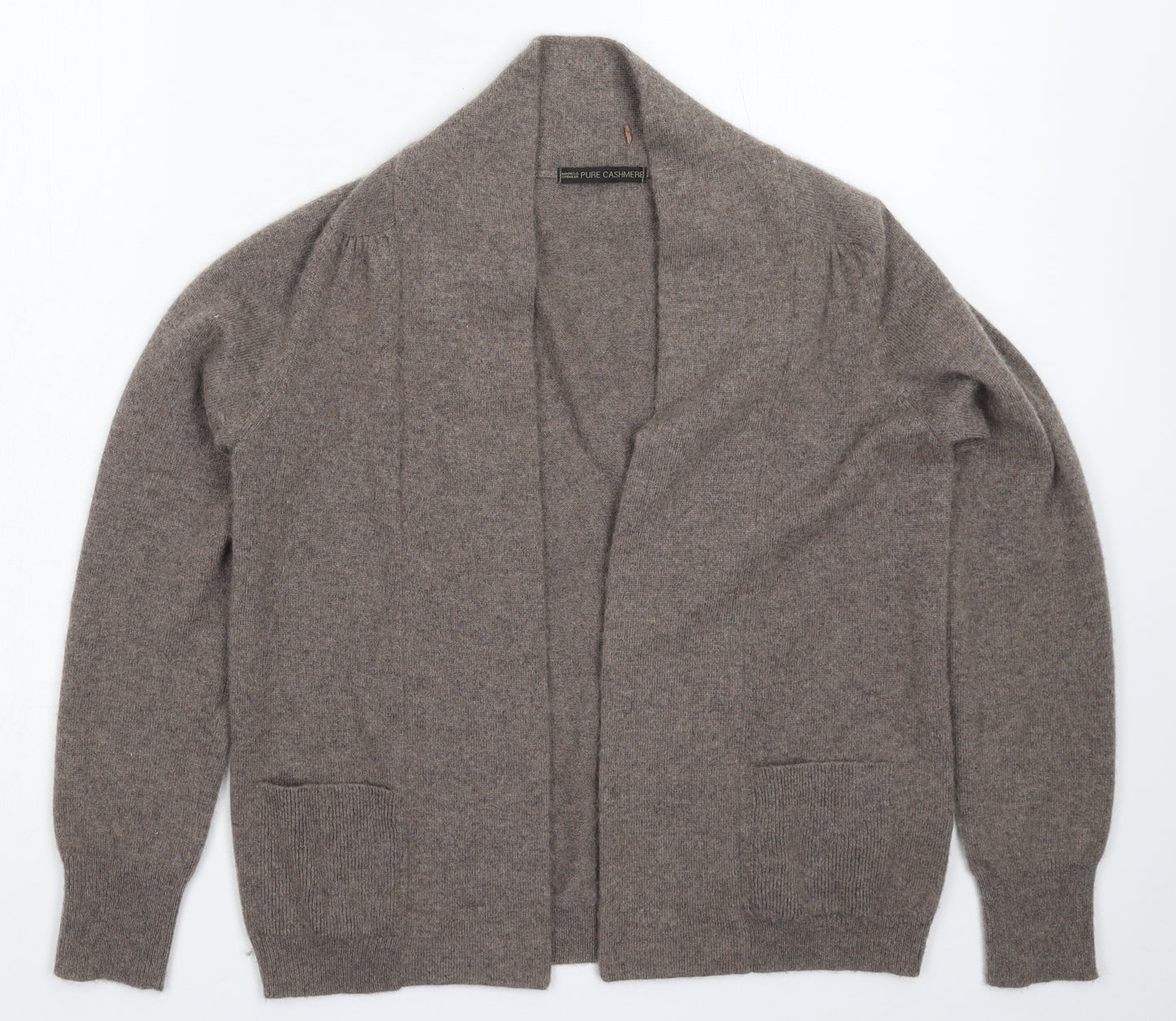 Marks and Spencer Womens Grey  Knit Cardigan Jumper Size 10