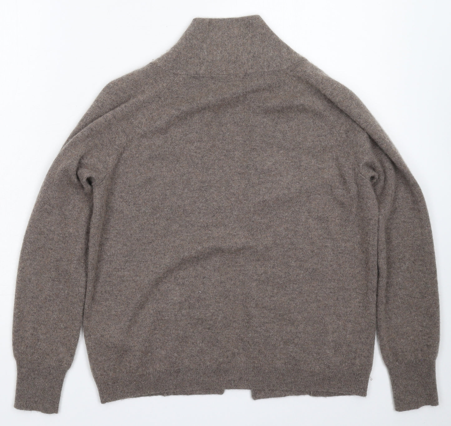 Marks and Spencer Womens Grey  Knit Cardigan Jumper Size 10