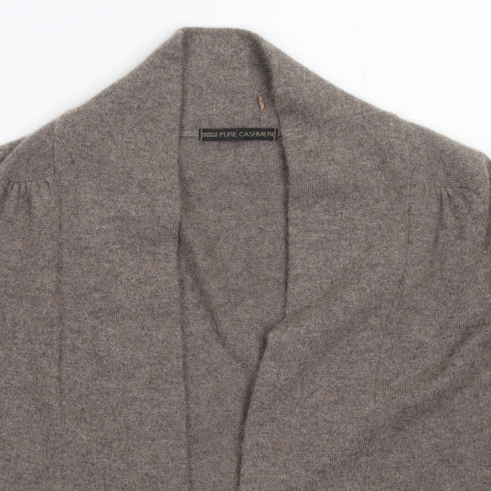 Marks and Spencer Womens Grey  Knit Cardigan Jumper Size 10