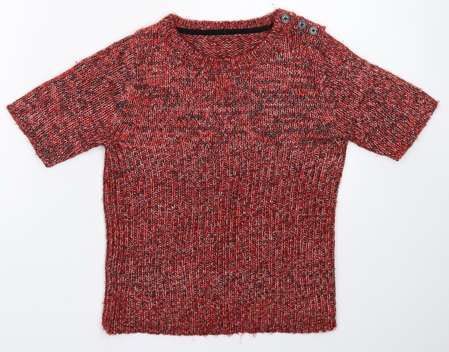 Preworn Womens Red  Knit Pullover Jumper Size S