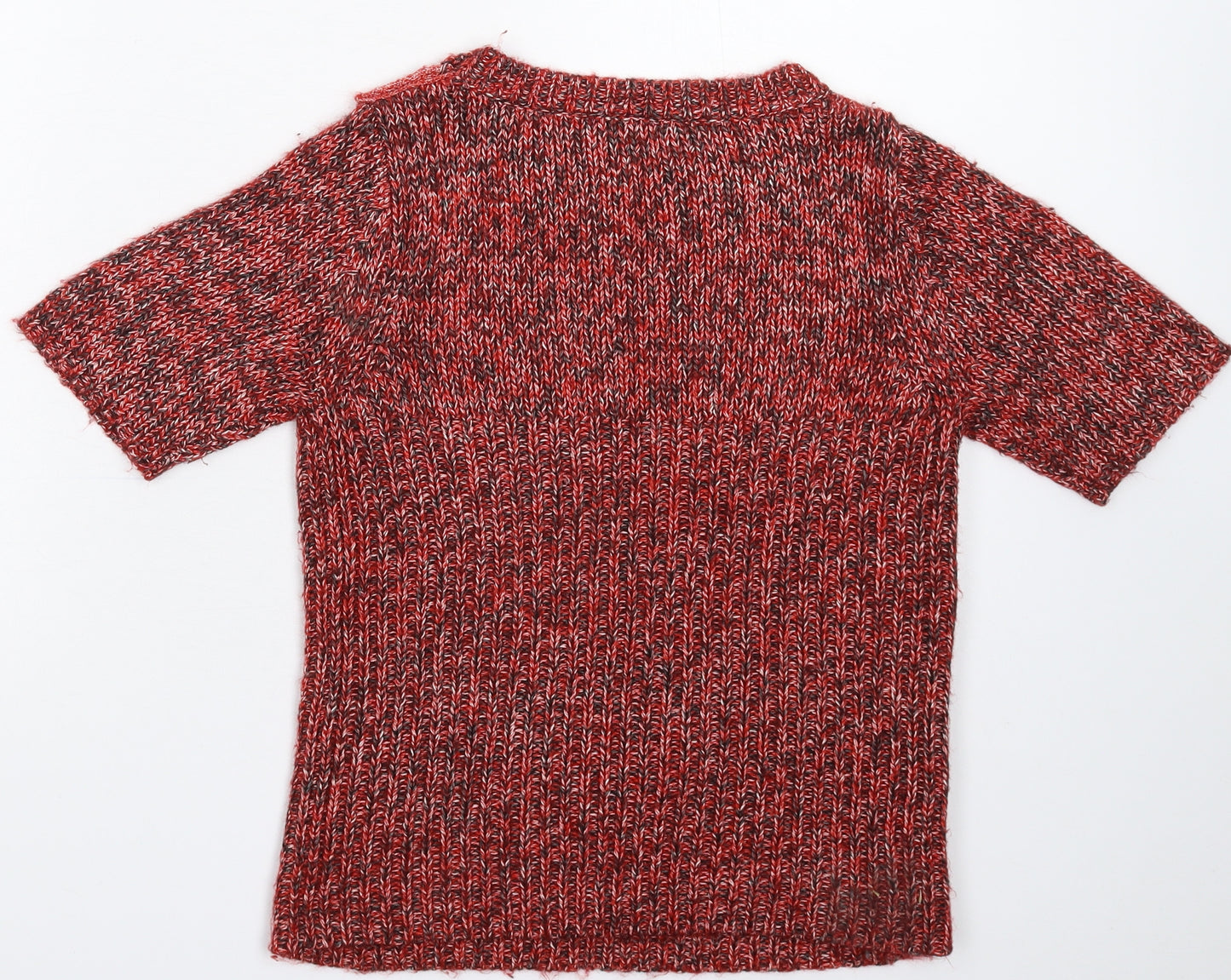 Preworn Womens Red  Knit Pullover Jumper Size S