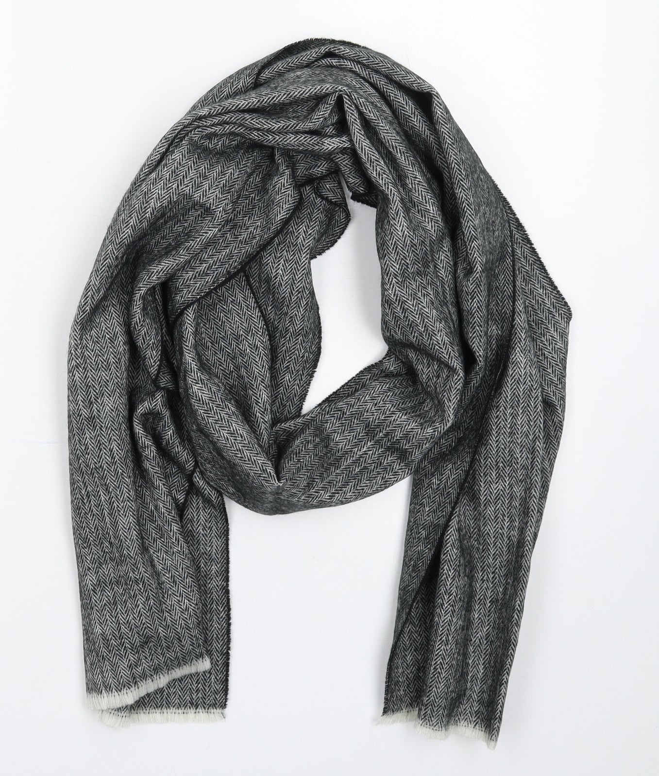 Burton Mens Grey  Knit Scarf  One Size