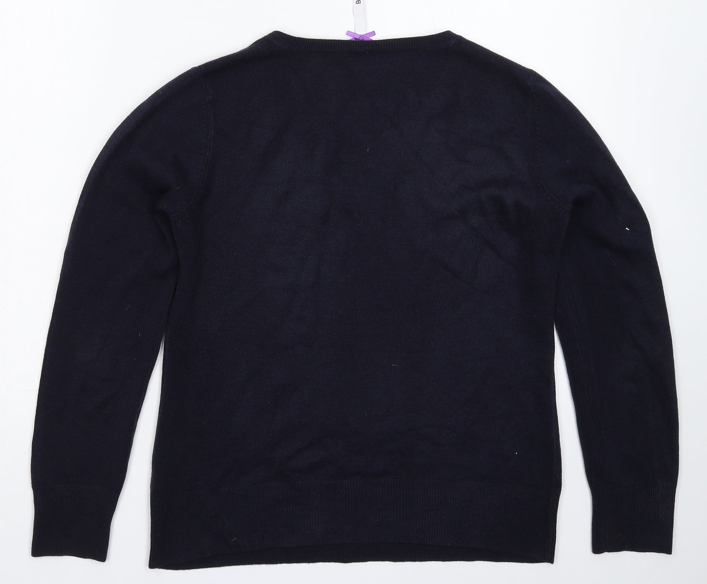 BHS Womens Blue  Knit Pullover Jumper Size 12