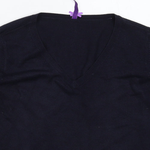 BHS Womens Blue  Knit Pullover Jumper Size 12