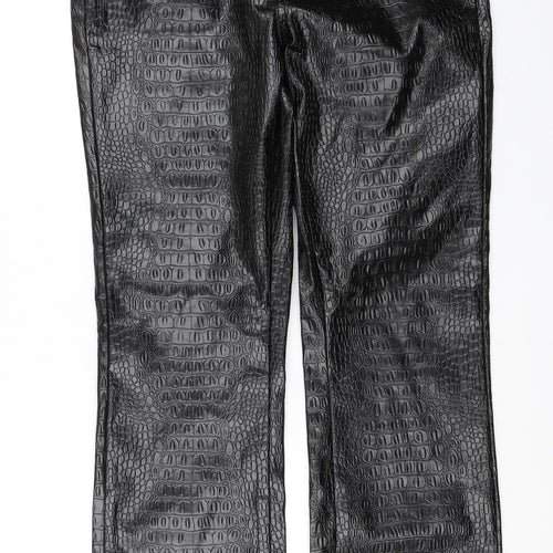 Missguided Womens Black   Sweatpants Trousers Size 8 L32 in