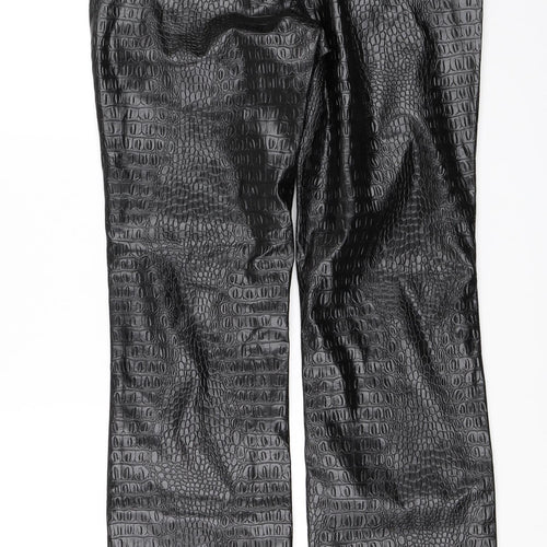 Missguided Womens Black   Sweatpants Trousers Size 8 L32 in