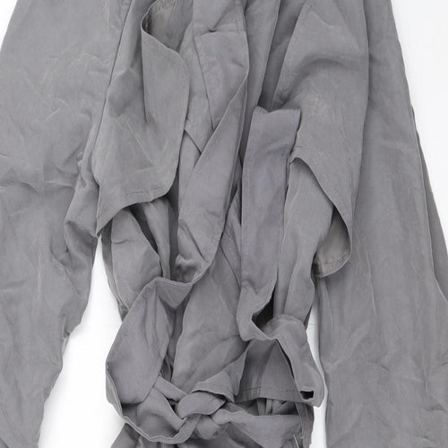 Laura Ashley Womens Grey   Trench Coat Coat Size 12