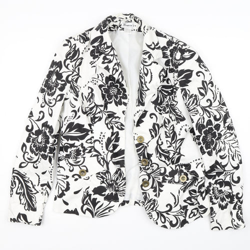 Womans Secret Womens Multicoloured Floral  Jacket Blazer Size 16