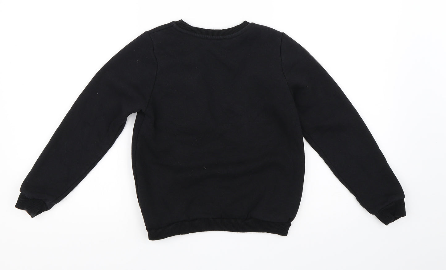 Primark Boys Black   Pullover Sweatshirt Size 8-9 Years