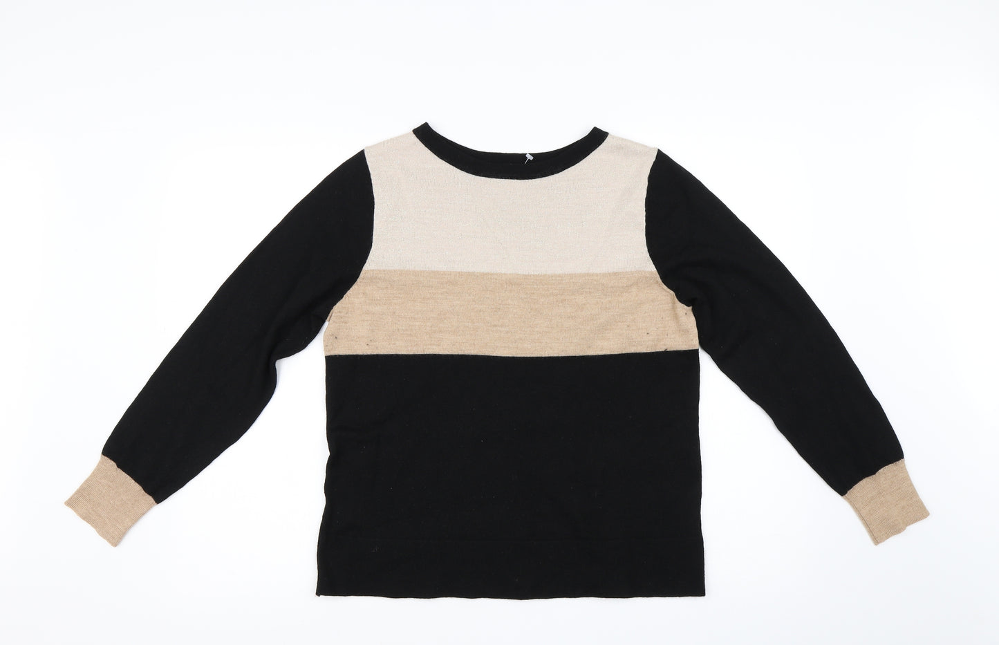 Cynthia Rowley Womens Multicoloured Striped  Pullover Jumper Size XL