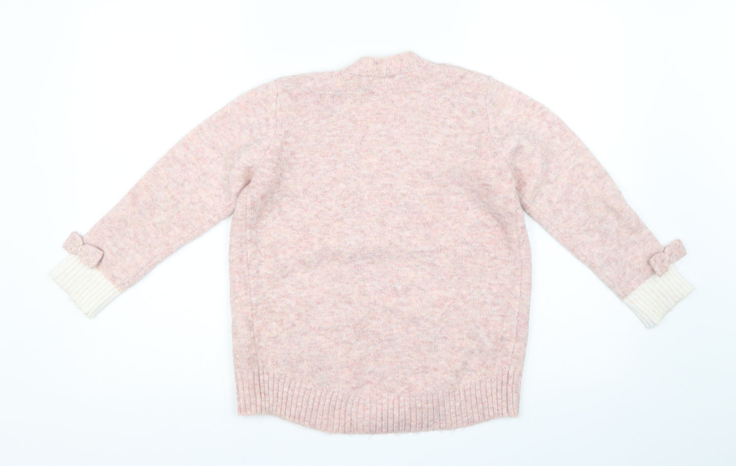 Matalan Girls Pink   Cardigan Jumper Size 8 Years