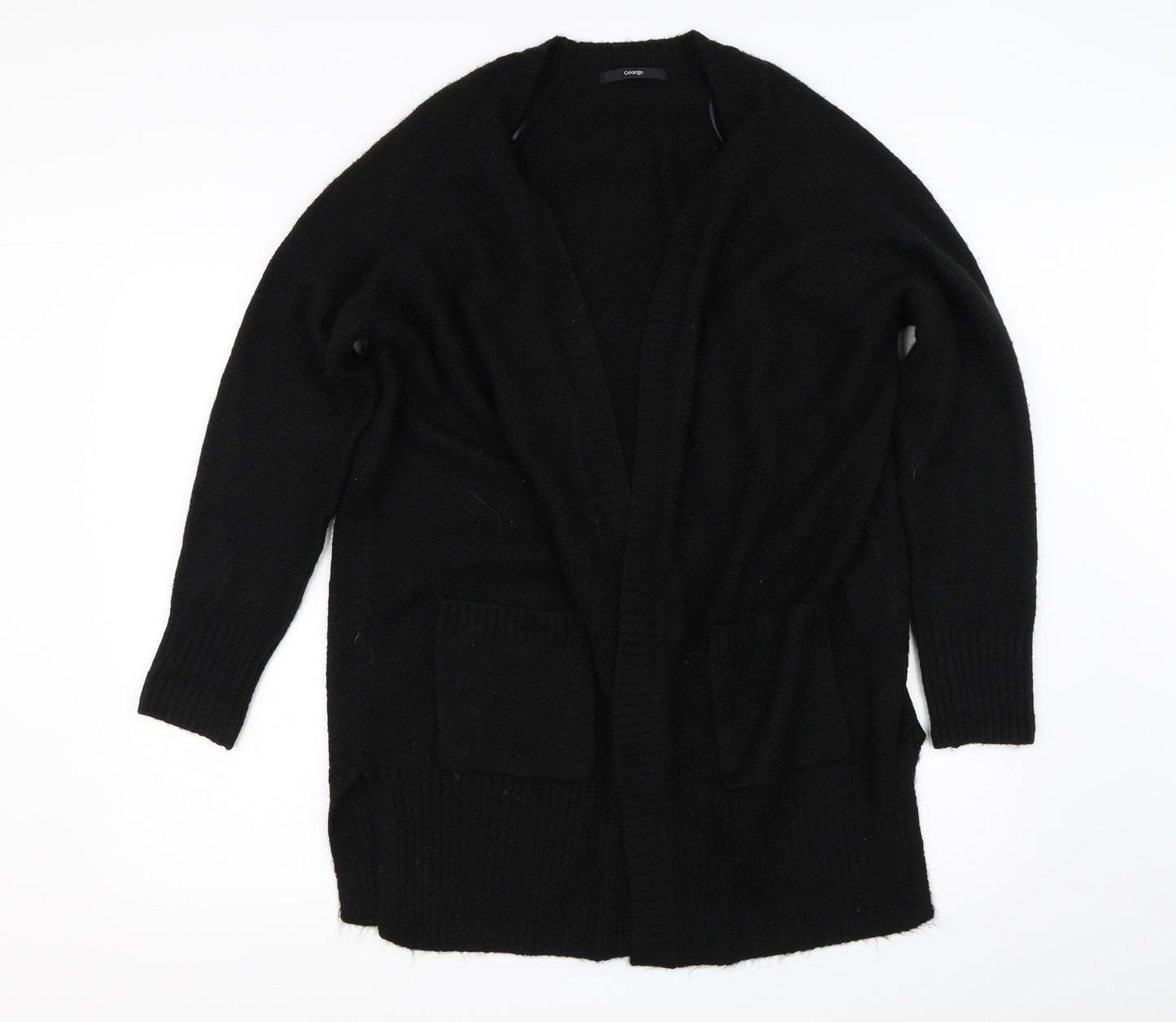 George Womens Black   Cardigan Jumper Size M