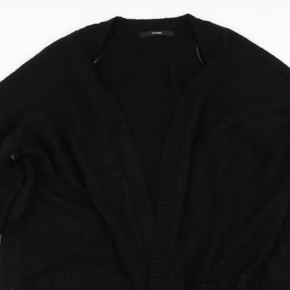 George Womens Black   Cardigan Jumper Size M