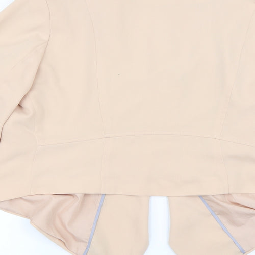 Massimo Fabbro Womens Beige   Jacket  Size 14