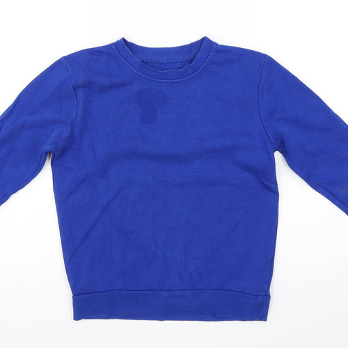 George Boys Black   Pullover Sweatshirt Size 7-8 Years