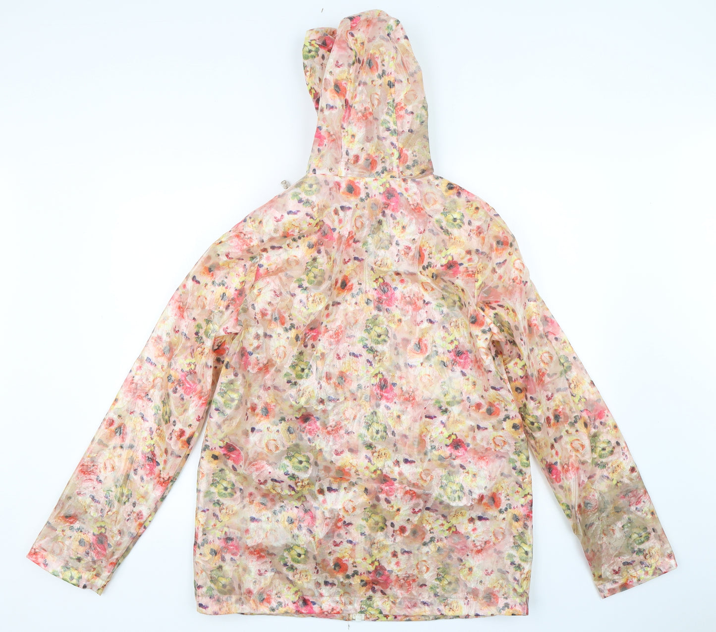 Topshop Womens Multicoloured Floral  Rain Coat Coat Size 12