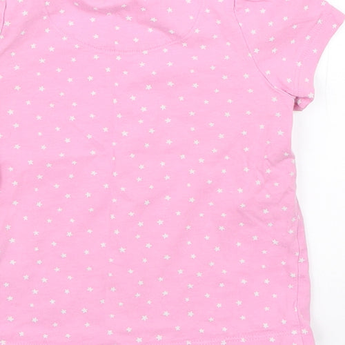 Marks and Spencer Girls Pink Spotted  Cami Pyjama Top Size 12-18 Months