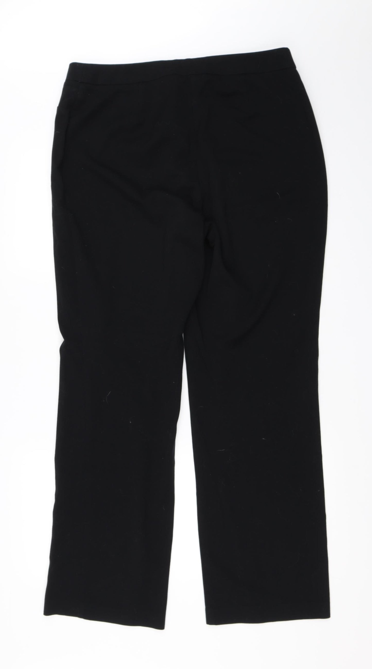 Marks and Spencer Womens Black   Trousers  Size 14 L30 in