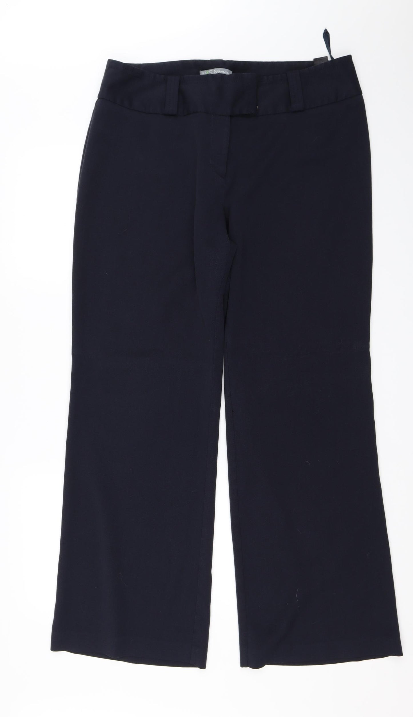 Marks and Spencer Womens Blue   Trousers  Size 14 L30 in