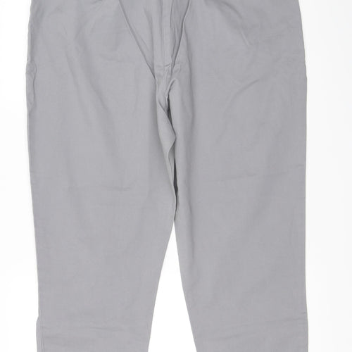 Marks and Spencer Womens Grey   Trousers  Size 18 L25 in