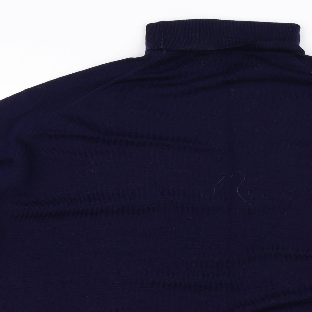 John Smedley Mens Blue   Pullover Jumper Size XL