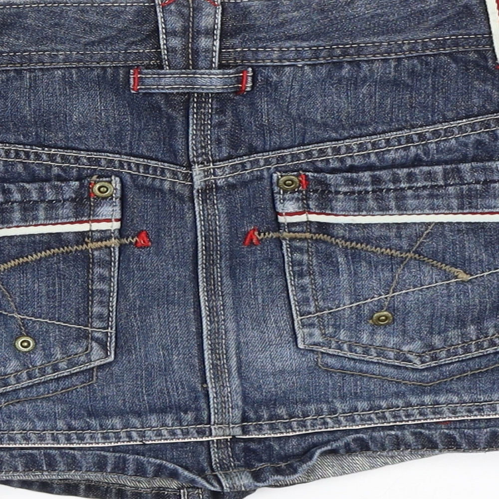 NEXT Girls Blue  Denim Mini Skirt Size 9 Years