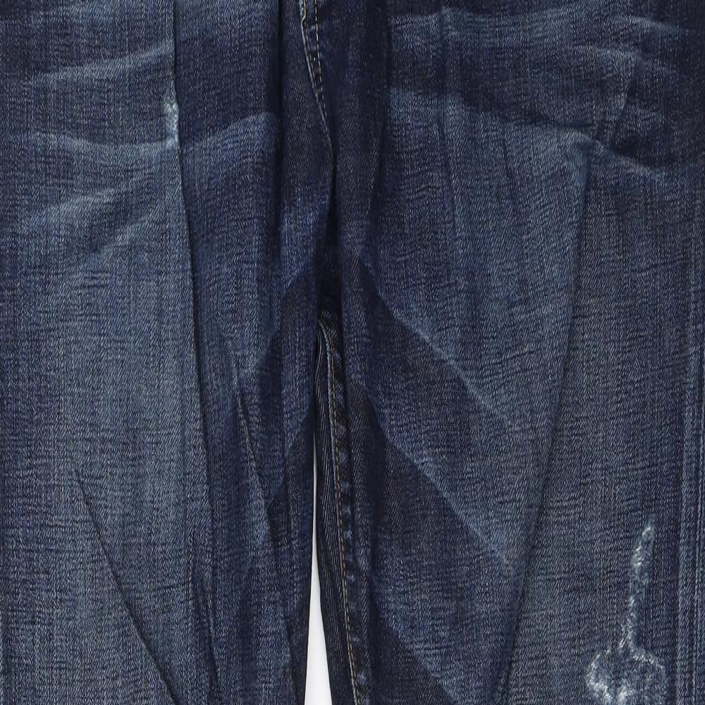 Debenhams Mens Blue   Straight Jeans Size 38 L32 in
