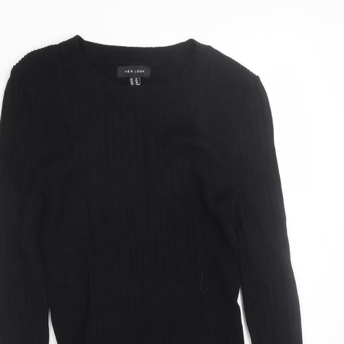 New Look Womens Black   Wrap T-Shirt Size 14