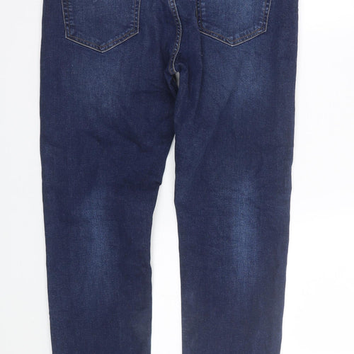 NEXT Mens Blue  Denim Straight Jeans Size 32 L30 in