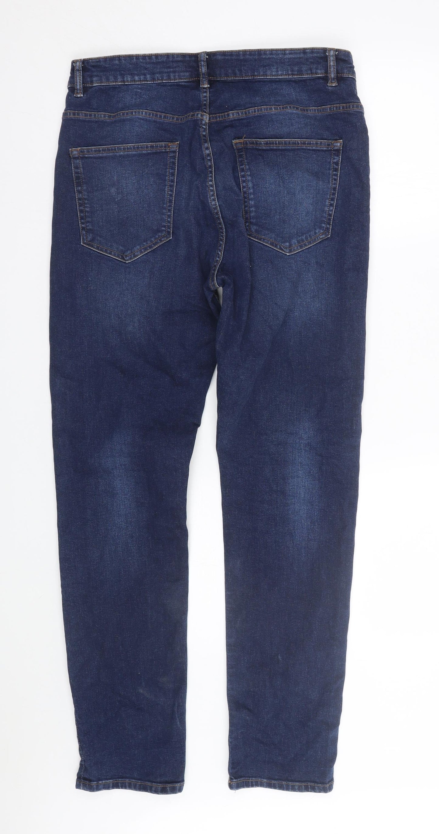 NEXT Mens Blue  Denim Straight Jeans Size 32 L30 in