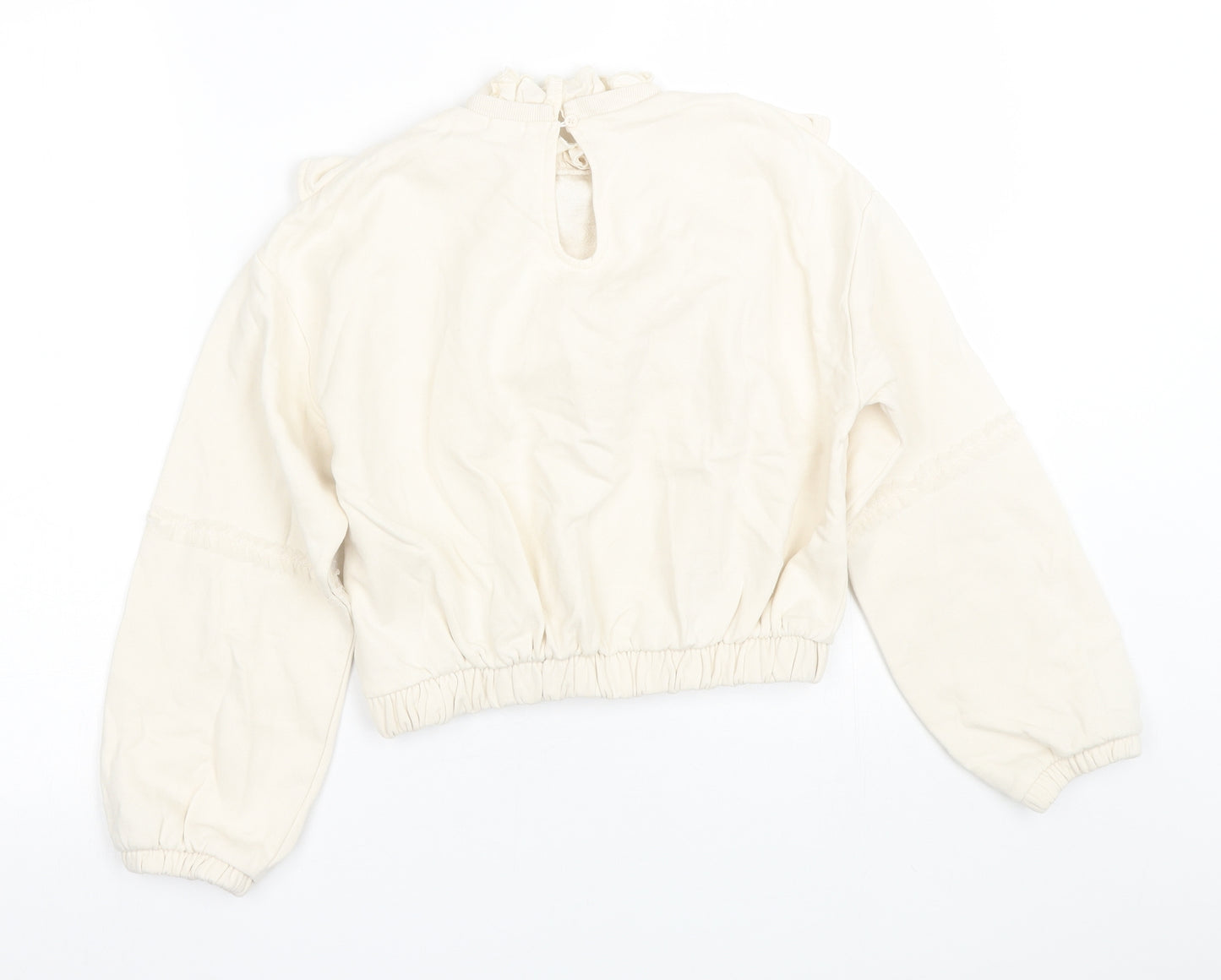 River Island Girls Beige   Pullover Sweatshirt Size 9-10 Years