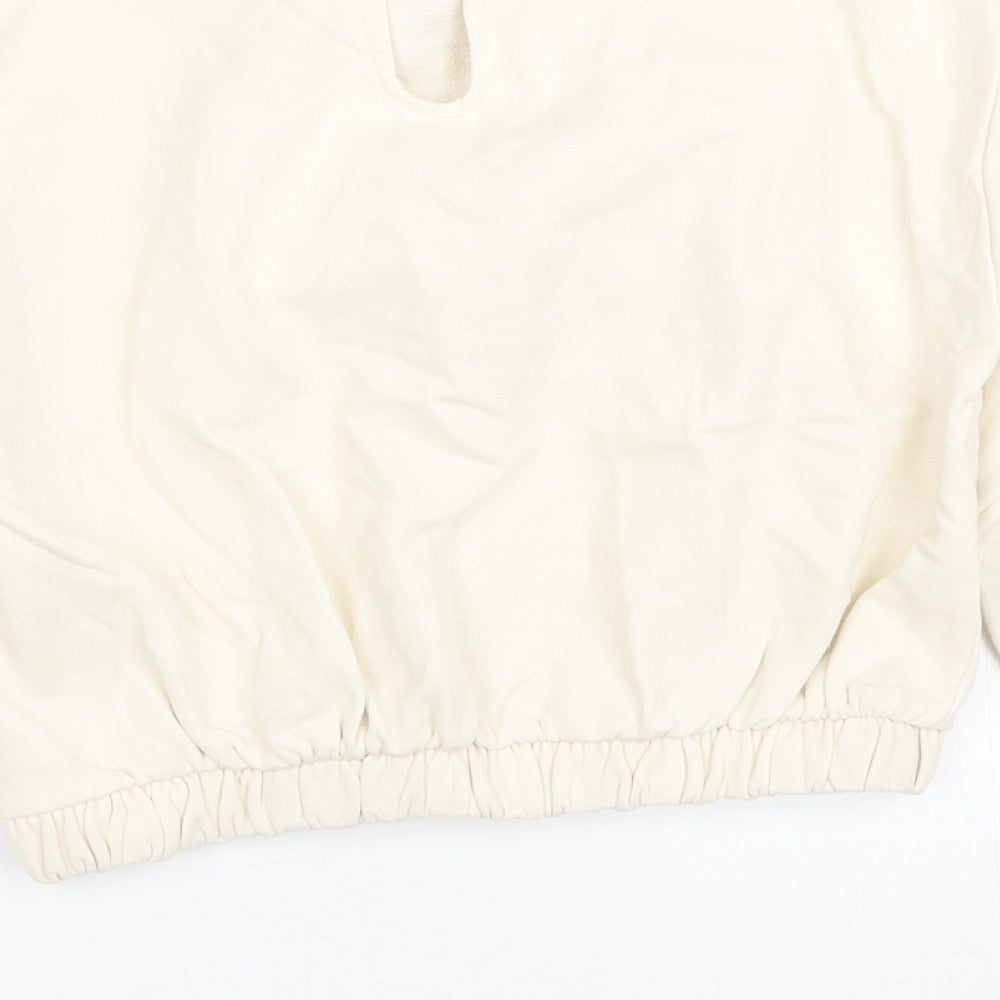 River Island Girls Beige   Pullover Sweatshirt Size 9-10 Years