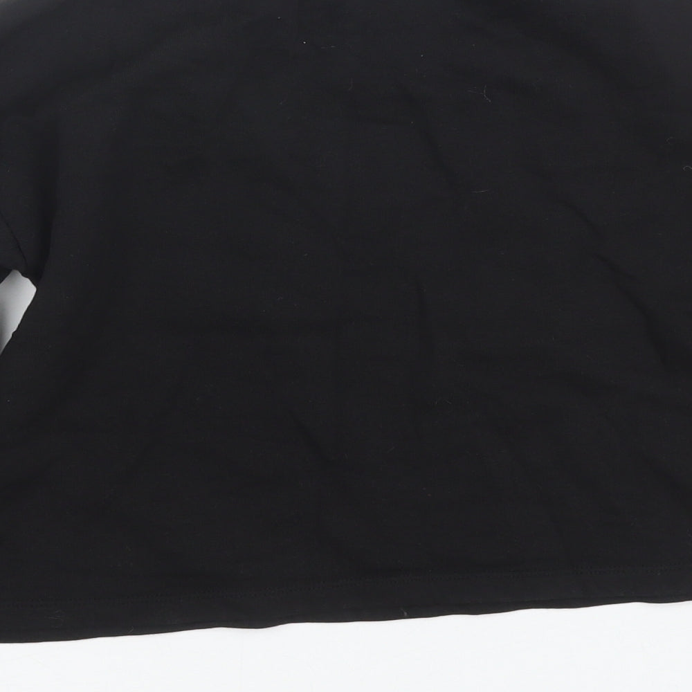 River Island Girls Black   Pullover Sweatshirt Size 9-10 Years