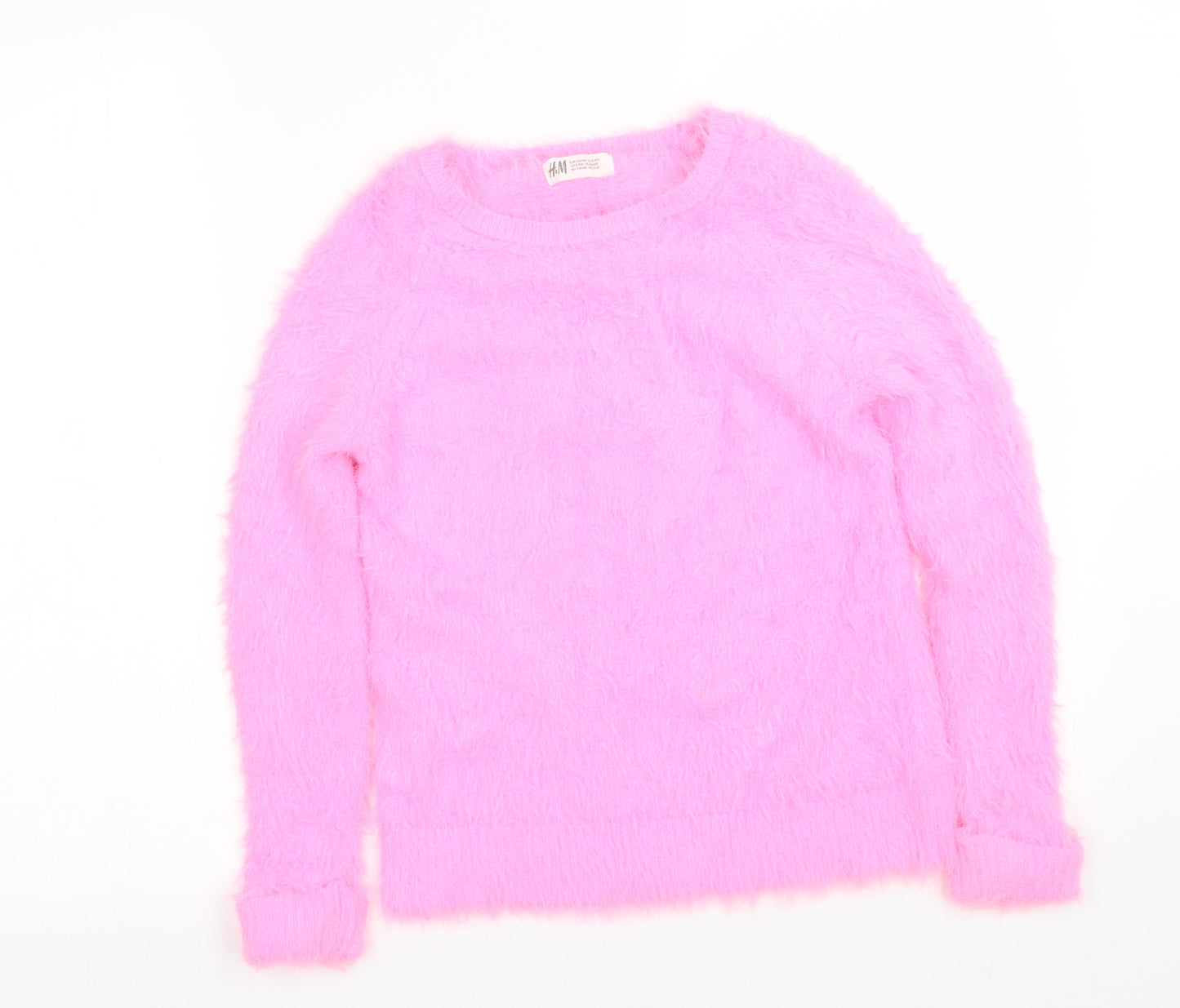 River Island Girls Pink   Pullover Jumper Size 9-10 Years