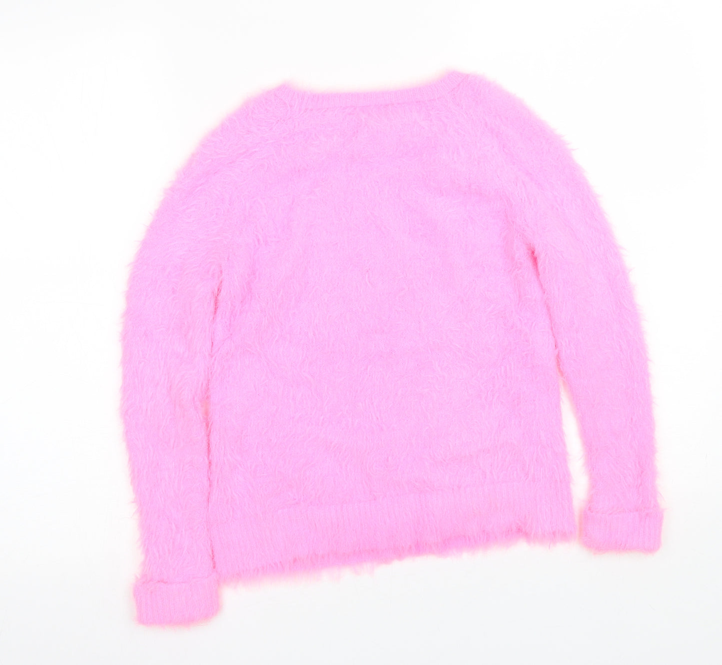 River Island Girls Pink   Pullover Jumper Size 9-10 Years