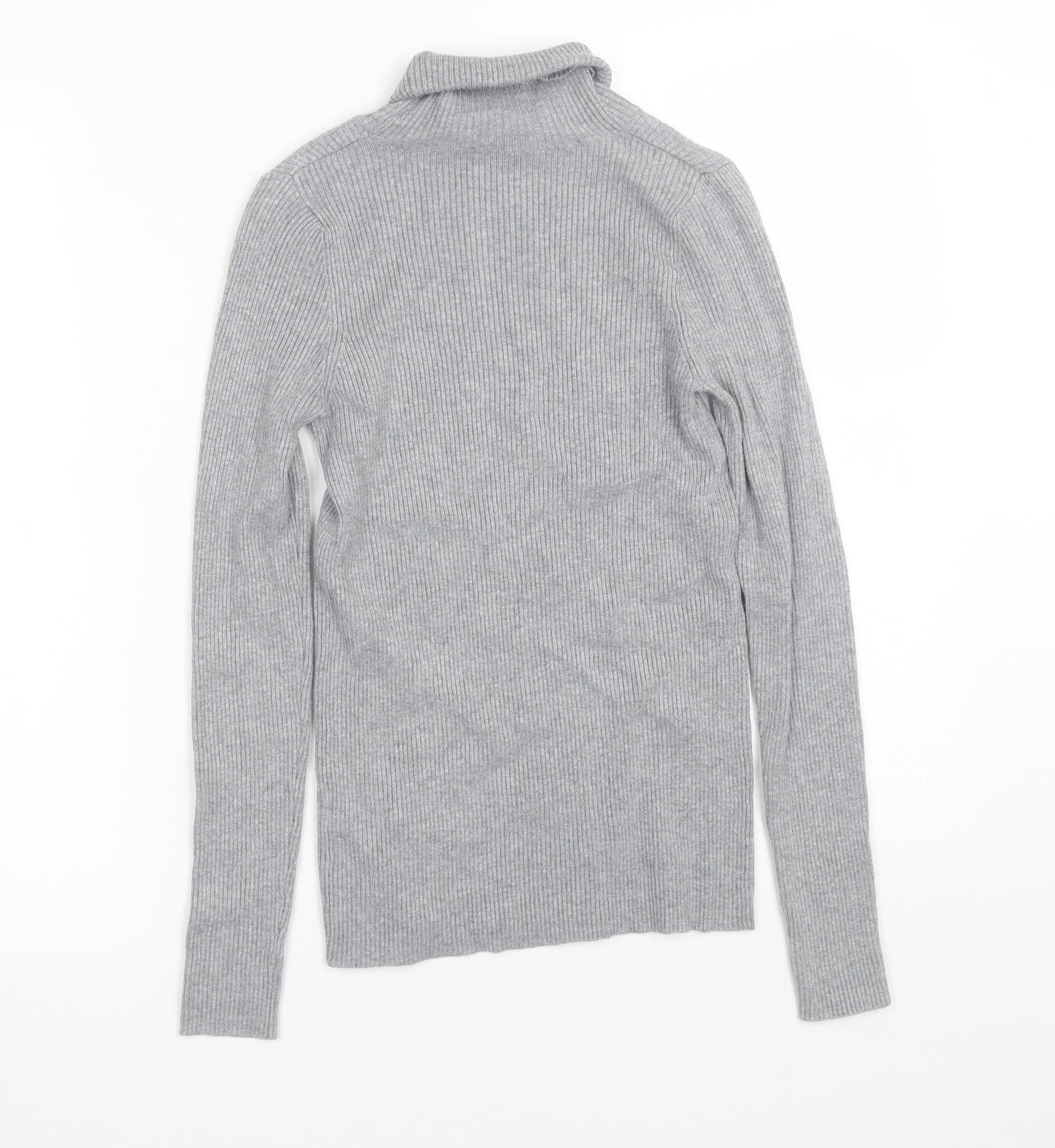 M&S Womens Grey   Wrap T-Shirt Size 8
