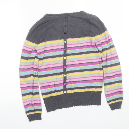 Monsoon Womens Multicoloured Striped  Pullover Jumper Size S