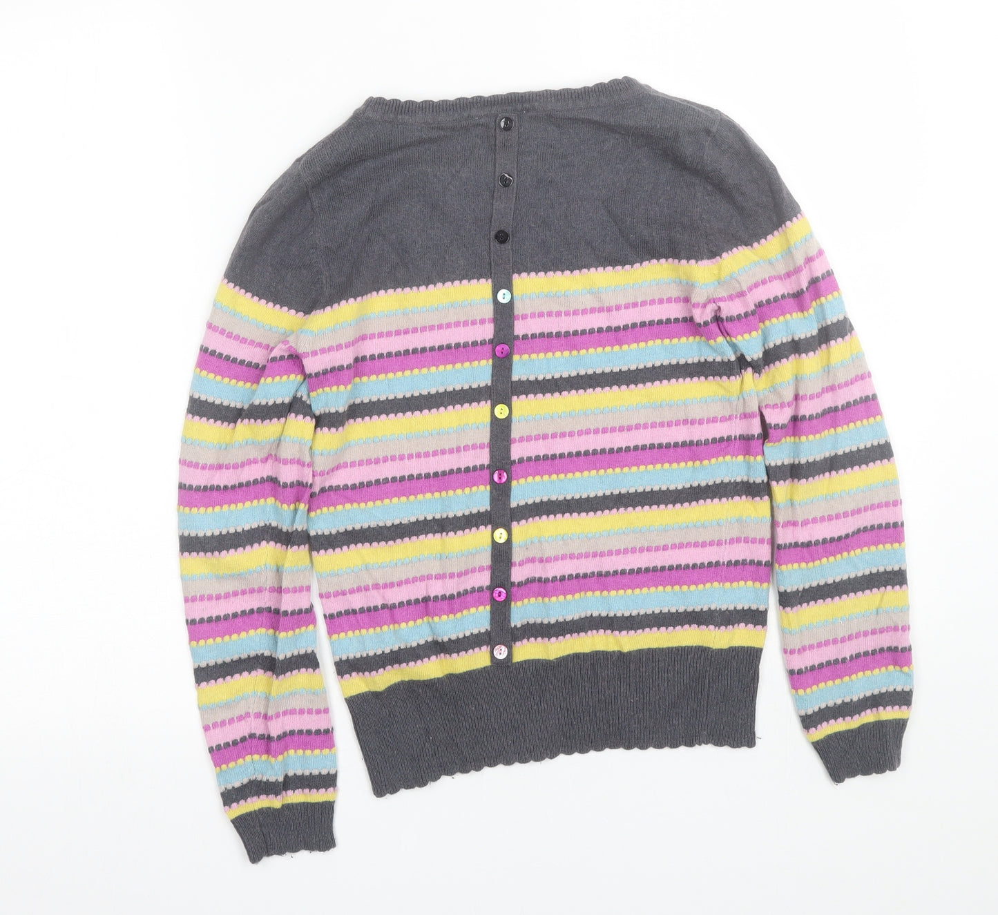 Monsoon Womens Multicoloured Striped  Pullover Jumper Size S