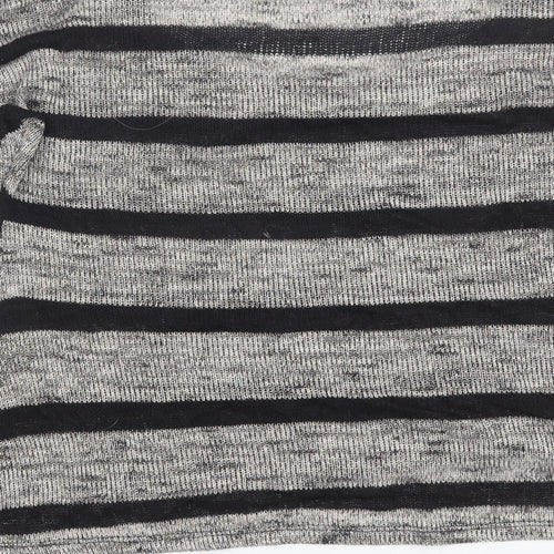 Atmosphere Womens Grey Striped  Pullover Jumper Size 10
