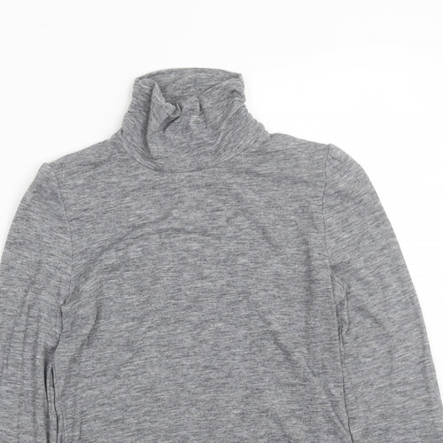 NEXT Womens Grey   Wrap T-Shirt Size 6