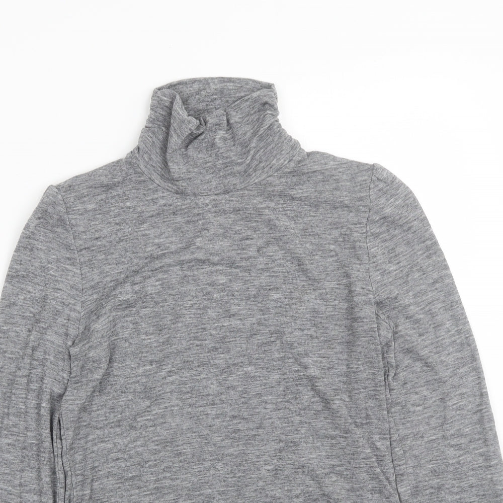 NEXT Womens Grey   Wrap T-Shirt Size 6