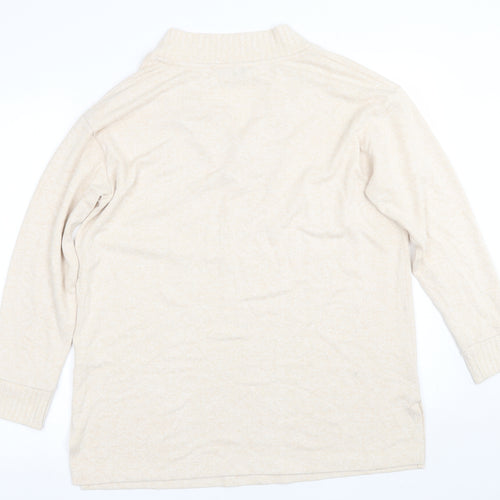 TU Womens Beige   Basic T-Shirt Size 14