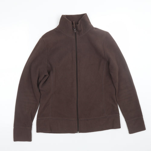 Preworn Womens Brown   Full Zip Sweatshirt Size 14