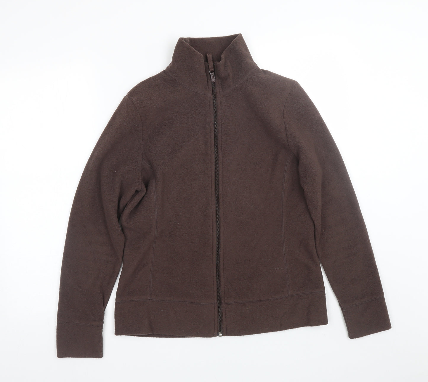 Preworn Womens Brown   Full Zip Sweatshirt Size 14