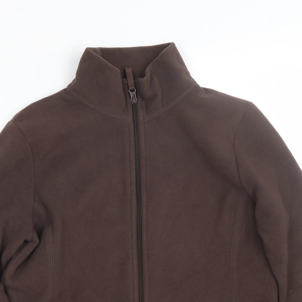Preworn Womens Brown   Full Zip Sweatshirt Size 14
