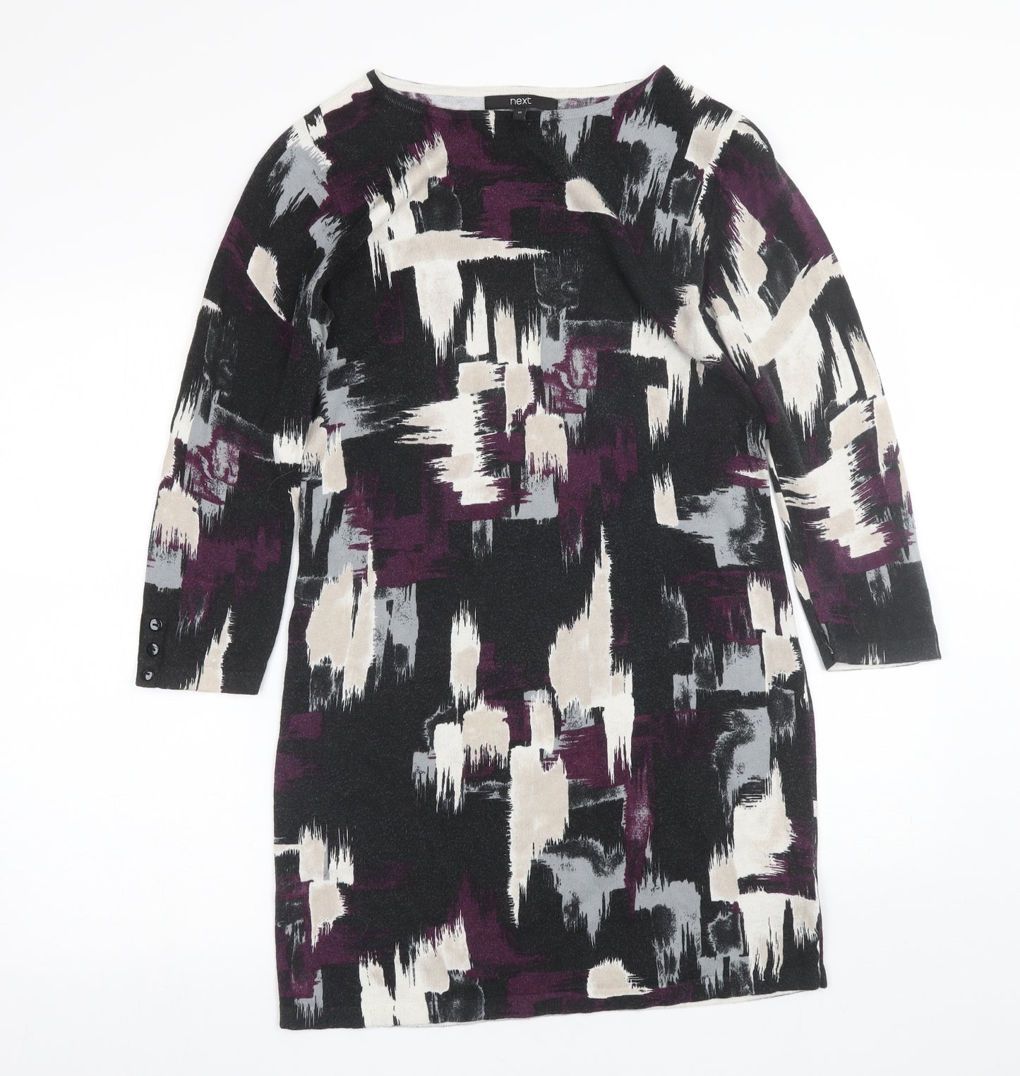 NEXT Womens Multicoloured Geometric  T-Shirt Dress  Size 10