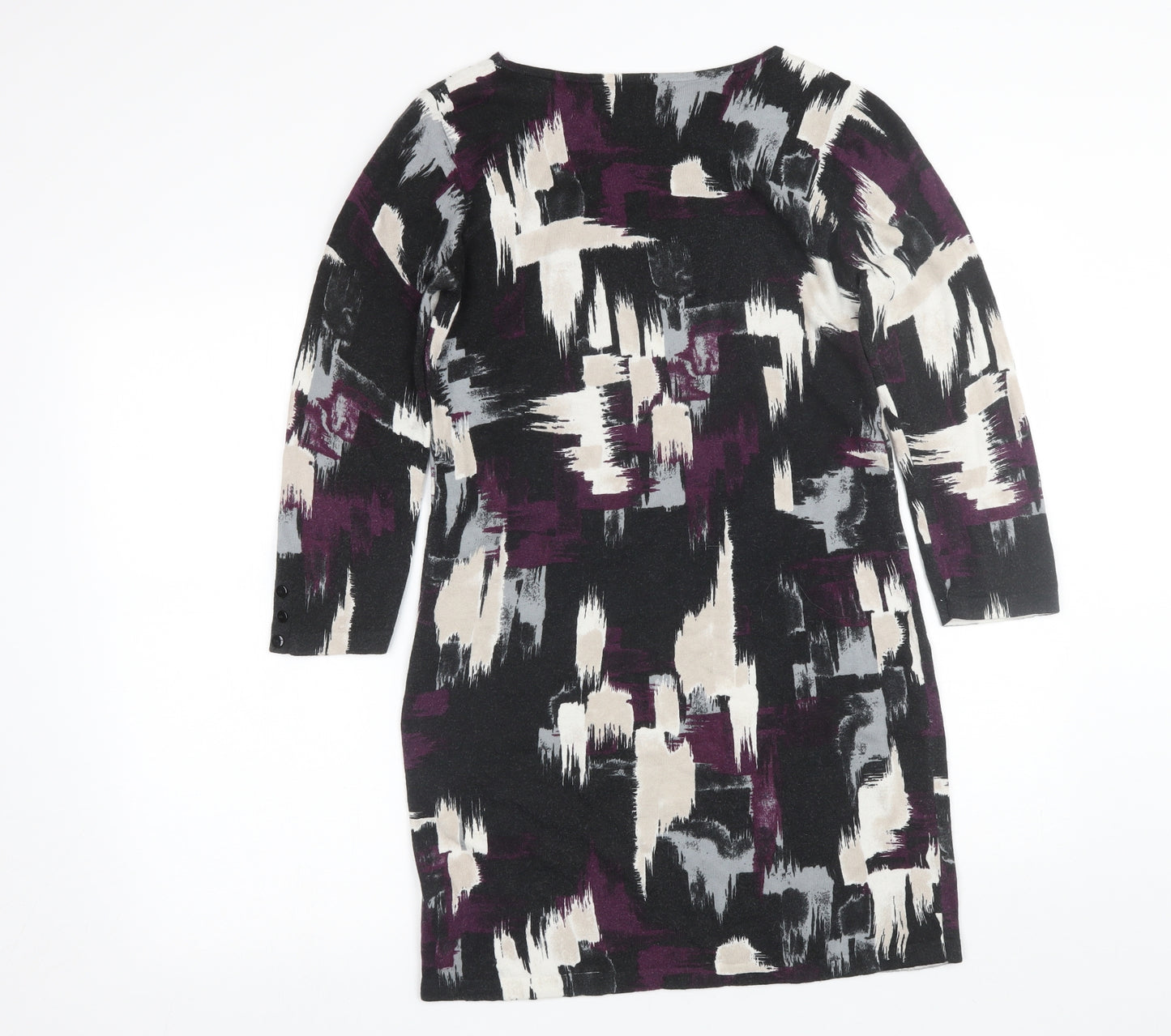 NEXT Womens Multicoloured Geometric  T-Shirt Dress  Size 10