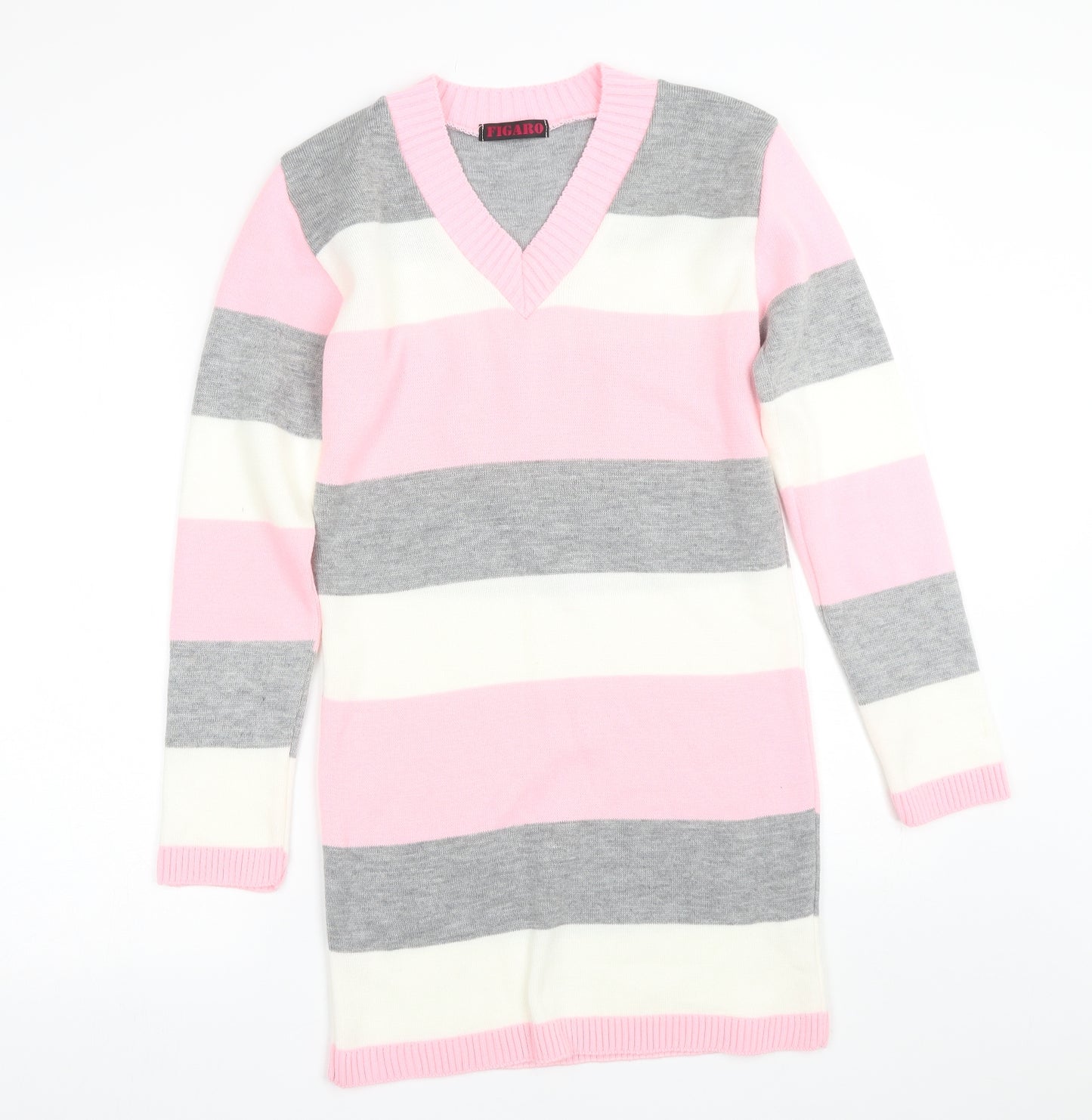 Figaro Womens Multicoloured Striped  Jacket Dress  Size 10